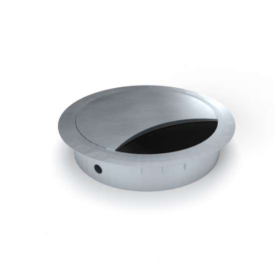 Afbeeldingen van BMB kabeldoorvoer EXIT R - Ø60mm Hoogte 12mm - Chroom 
