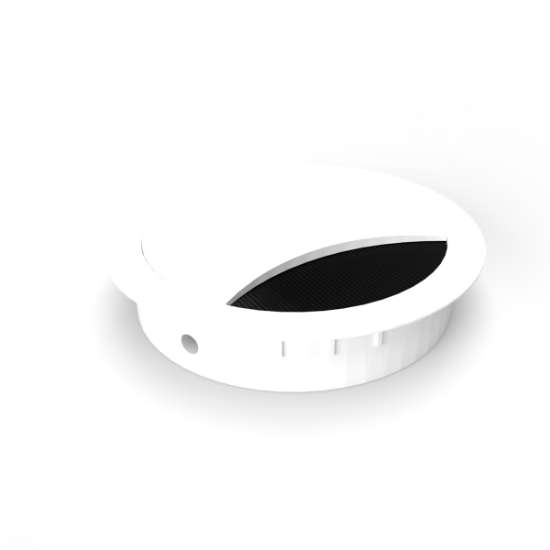 Afbeeldingen van BMB kabeldoorvoer EXIT R - Ø60mm Hoogte 12mm - wit 