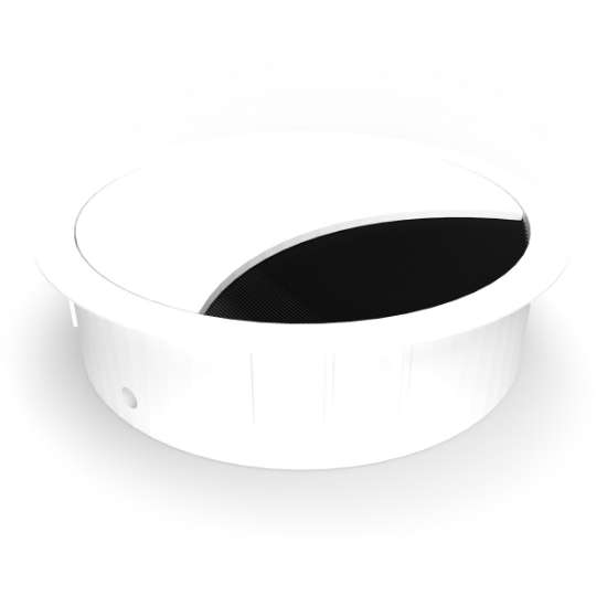 Afbeeldingen van BMB kabeldoorvoer EXIT R - Ø80mm Hoogte 21mm - Wit 