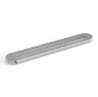 Afbeeldingen van BMB kabeldoorvoer EXIT NCT - ronde eindkappen 69x450x20mm - Geanodiseerd aluminium met grijze borstelafdichting 
