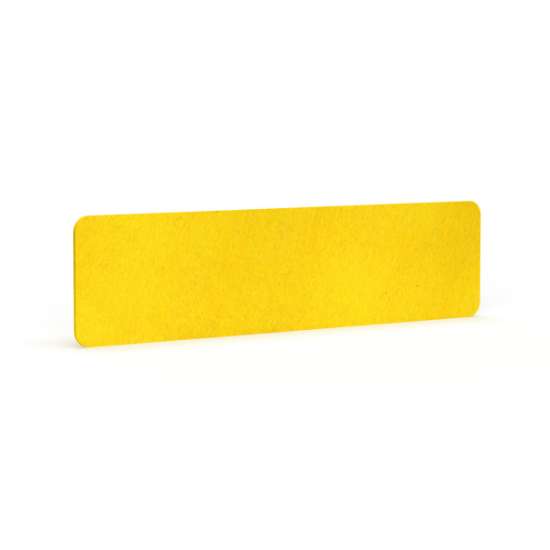 Afbeeldingen van BMB PET-paneel AKUSTIX Vario Eco R50 - niveau B van geluidabsorptie 2400 g/m2 - HxBxS 400x1600x12mm Geel