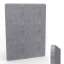 Afbeeldingen van BMB Mobiele scheidingswand AKUSTIX Muram R30 - niveau B van geluidabsorptie 3400 g/m2 - HxBxS 1200x1600x18mm Grijs