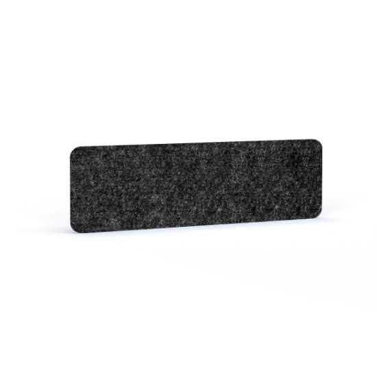 Afbeeldingen van BMB PET-paneel AKUSTIX Vario R40 - niveau B van geluidabsorptie 3000 g/m2 - HxBxS: 400x1400x18mm antraciet