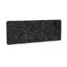 Afbeeldingen van BMB PET-paneel AKUSTIX Vario R40 - niveau B van geluidabsorptie 3000 g/m2 - HxBxS: 600x1800x18mm antraciet
