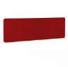 Afbeeldingen van BMB PET-paneel AKUSTIX Vario R40 - niveau B van geluidabsorptie 3000 g/m2 - HxBxS: 600x2000x18mm rood