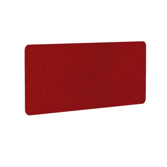 Afbeeldingen van BMB PET-paneel AKUSTIX Vario R40 - niveau B van geluidabsorptie 3000 g/m2 - HxBxS: 800x1600x18mm rood