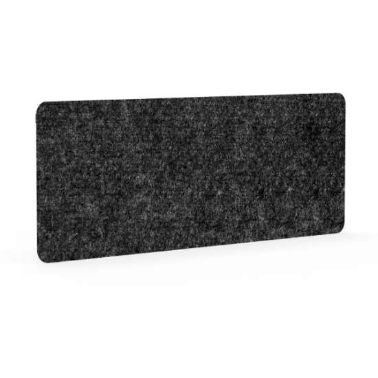 Afbeeldingen van BMB PET-paneel AKUSTIX Vario R40 - niveau B van geluidabsorptie 3000 g/m2 - HxBxS: 800x1800x18mm antraciet