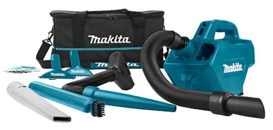 Afbeeldingen van Makita Stofzuiger CL121DZX - 12v - Max zonder accu's en lader, in doos 