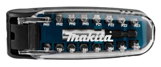 Afbeeldingen van Makita schroefbitset - 17 delig 