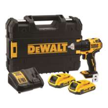 Afbeeldingen van DeWalt compacte brushless schroef-/boormachine DCD708D2T-QW - 18V XR 2x 2.0Ah accu - in TSTAK 