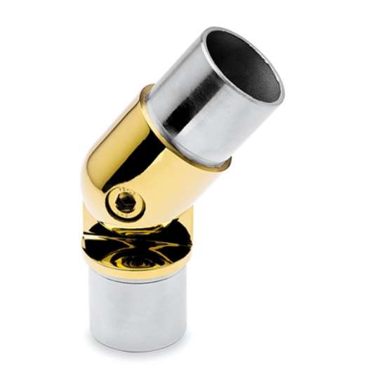 Afbeeldingen van Verstelbare buisverbinder diameter 38,1mm Messing