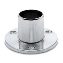 Afbeeldingen van Muur/vloerflens diameter 25,4mm RVS