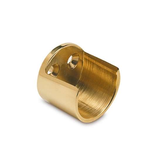 Afbeeldingen van Halve muur flens diameter 25,4mm Messing