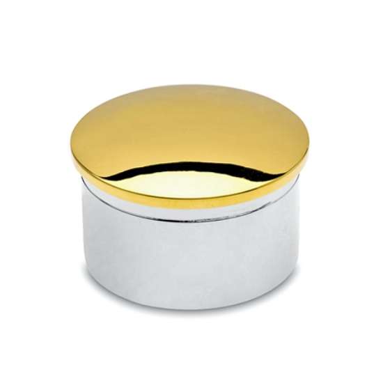 Afbeeldingen van Afgeronde eindstop, diameter 19,00mm Messing