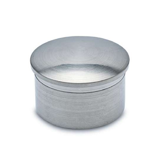 Afbeeldingen van Afgeronde eindstop, diameter 38,1mm RVS