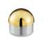 Afbeeldingen van Halfronde eindstop, diameter 38,1mm Messing