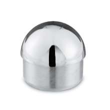 Afbeeldingen van Halfronde eindstop, diameter 38,1mm Chroom