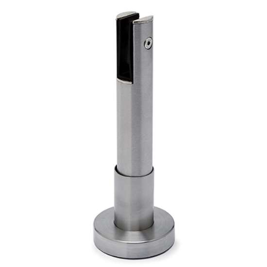 Afbeeldingen van Verstelbare poot, glasdikte 10mm, RVS