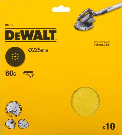 Afbeeldingen van DeWALT Klitschuurschijf DT3164