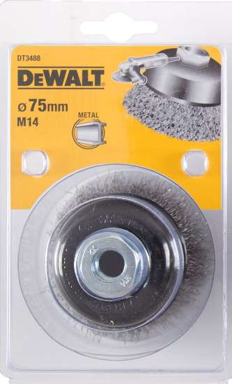 Afbeeldingen van DeWALT Komborstel staaldraad DT3488