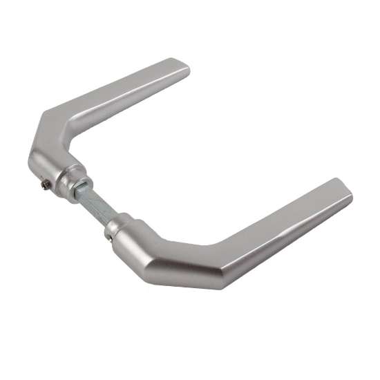 Afbeeldingen van Ami verkropte deurkruk 357 - deurdikte 38/42mm - F1 