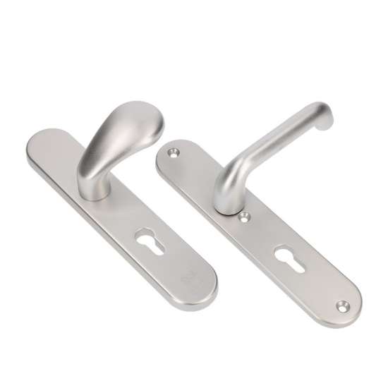Afbeeldingen van Ami Veiligheidsgarnituur 250/50/1 Knop 173 / Deurkruk 386 Rotaveer vastdraaibaar - PC92 deurdikte 38/42mm - F1 
