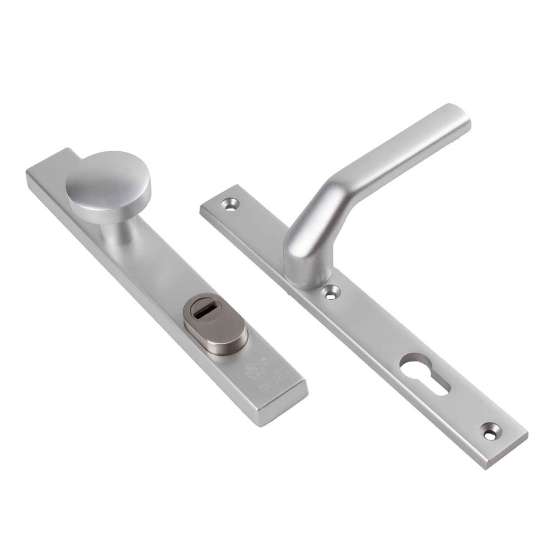 Afbeeldingen van Ami Veiligheidsmalschild 251/37 kerntrekbeveilging knop 169/50 / Deurkruk 379 - PC92 deurdikte 53/57mm - F1 