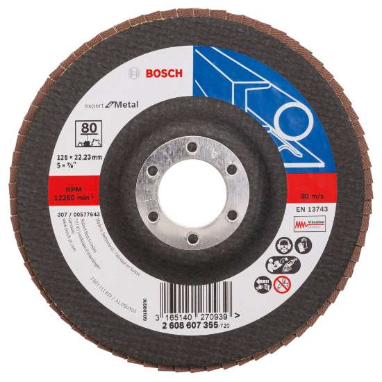 Afbeeldingen van Bosch Lamellenschuurschijf X551, Expert for Metal