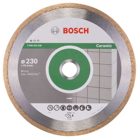 Afbeeldingen van Bosch Diamantdoorslijpschijf Standard for Ceramic