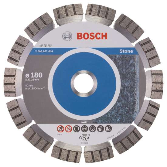 Afbeeldingen van Bosch Diamantdoorslijpschijf Best for Stone