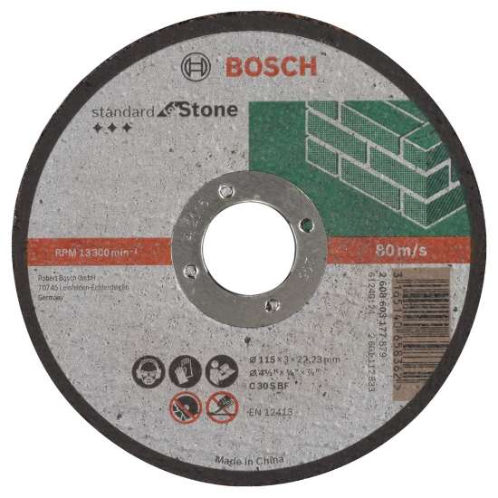 Afbeeldingen van Bosch Doorslijpschijf recht Standard for Stone