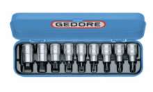 Afbeeldingen van GEDORE Dopsleutel-schroevendraaierset 1/2" 9-delig INX 19 PM