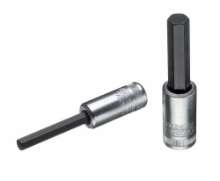 Afbeeldingen van Dopsleutel-schroevendraaier 1/4" tbv binnenzeskant-schroeven, lang