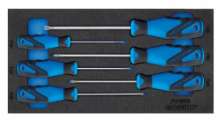 Afbeeldingen van GEDORE 3-C schroevendraaier-set in check-tool module 1500 CT1-2163 TXB