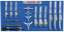 Afbeeldingen van GEDORE (Land)Bouwmachines trekkerset Componentensysteem 2.40