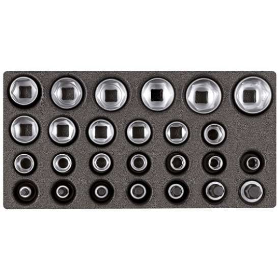 Afbeeldingen van Gedore Red Dopsleutelset 1/2” 2/6 CT-module, 26 delig
