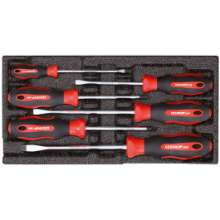 Afbeeldingen van Gedore Red Schroevendraaierset PZ+SL 2/6 CT-module, 6 delig