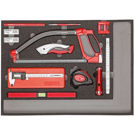 Afbeeldingen van Gedore Red Gereedschapsset meet-snijdgereedschap 1/1 CT-module