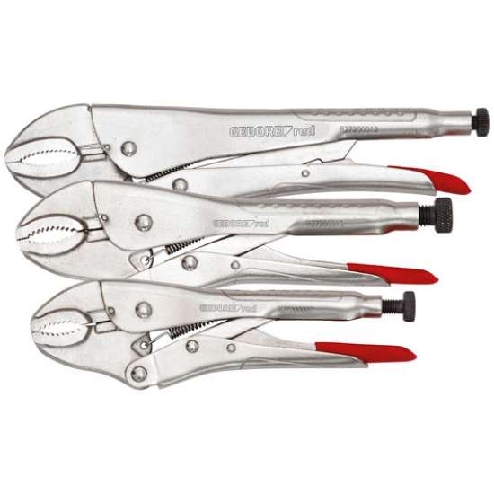 Afbeeldingen van Gedore Red Griptangenset, 7-12 inch, wijdte 35-60 mm, 3 delig