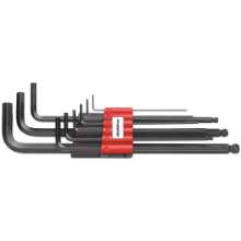 Afbeeldingen van Gedore Red Haakse stiftsLengte-set, zeskant, 1,5-10 mm, 9 delig