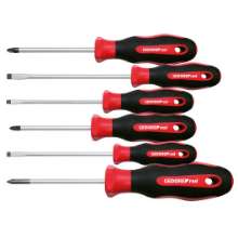 Afbeeldingen van Gedore Red 2C-schroevendraaierset PZ+SL, 6 delig