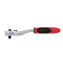 Afbeeldingen van Gedore Red Omschakelbare ratel met 2C-greep 1/4", gebogen Lengte 145mm arbeidshoek 5°