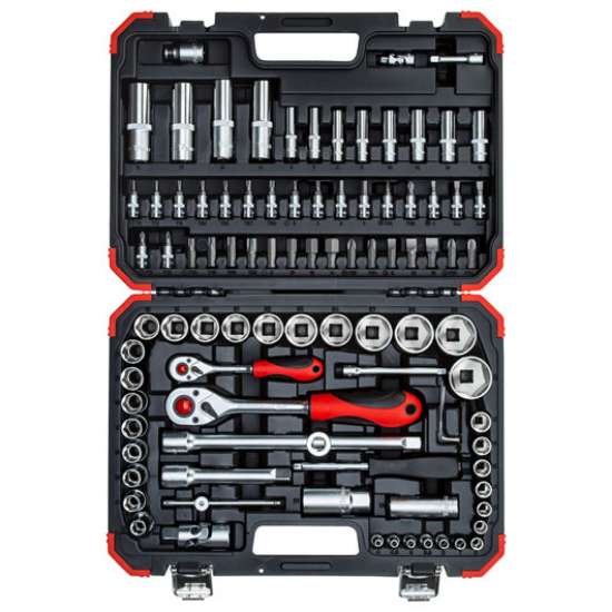 Afbeeldingen van Gedore Red Dopsleutelset 1/4”+1/2”, 94 delig