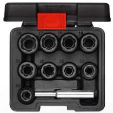 Afbeeldingen van Gedore Red Uitdraaier met spiraalgroef 1/2”, SW 10-19 mm, 10 delig