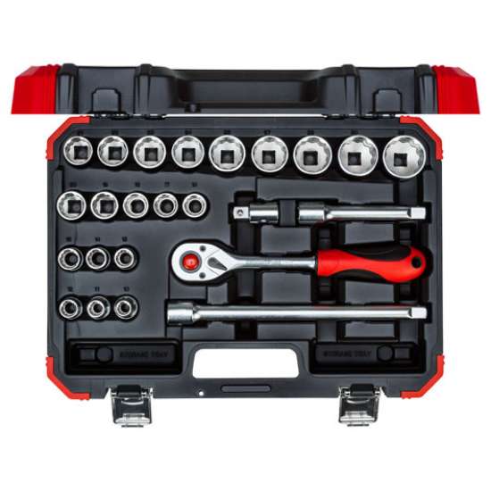 Afbeeldingen van Gedore Red Dopsleutelset 1/2” SW 10-32 mm, 24 delig