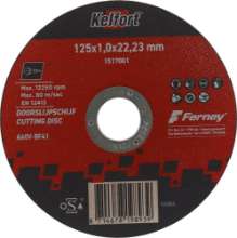 Afbeeldingen van Kelfort doorslijpschijf dun - 125x1.0mm - vlak