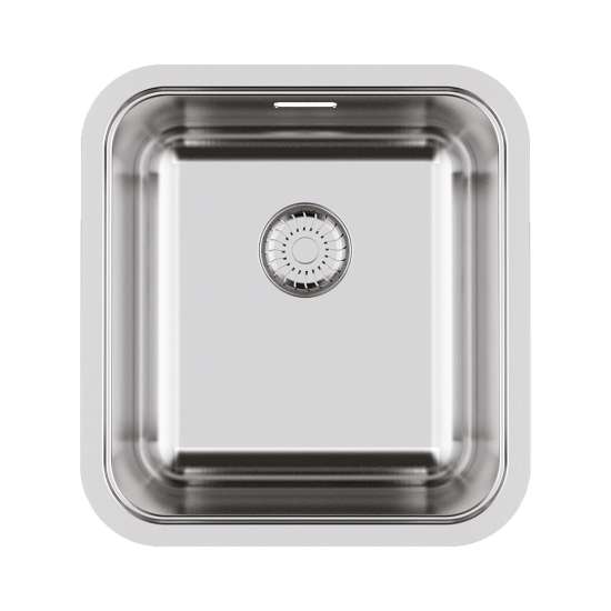 Afbeeldingen van Caressi Spoelbak CABLPP39R50 - 444x414mm - RVS