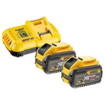 Afbeeldingen van DeWALT Xr flexvolt accu starterspakket 2x 9.0ah accu's + snellader DCB118Y2