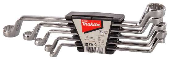 Afbeeldingen van Makita Ringsleutelset - 5 delig 