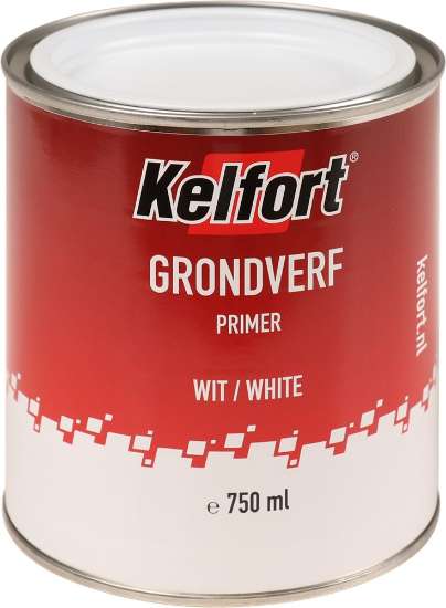 Afbeeldingen van Kelfort Grondverf Wit 750ml